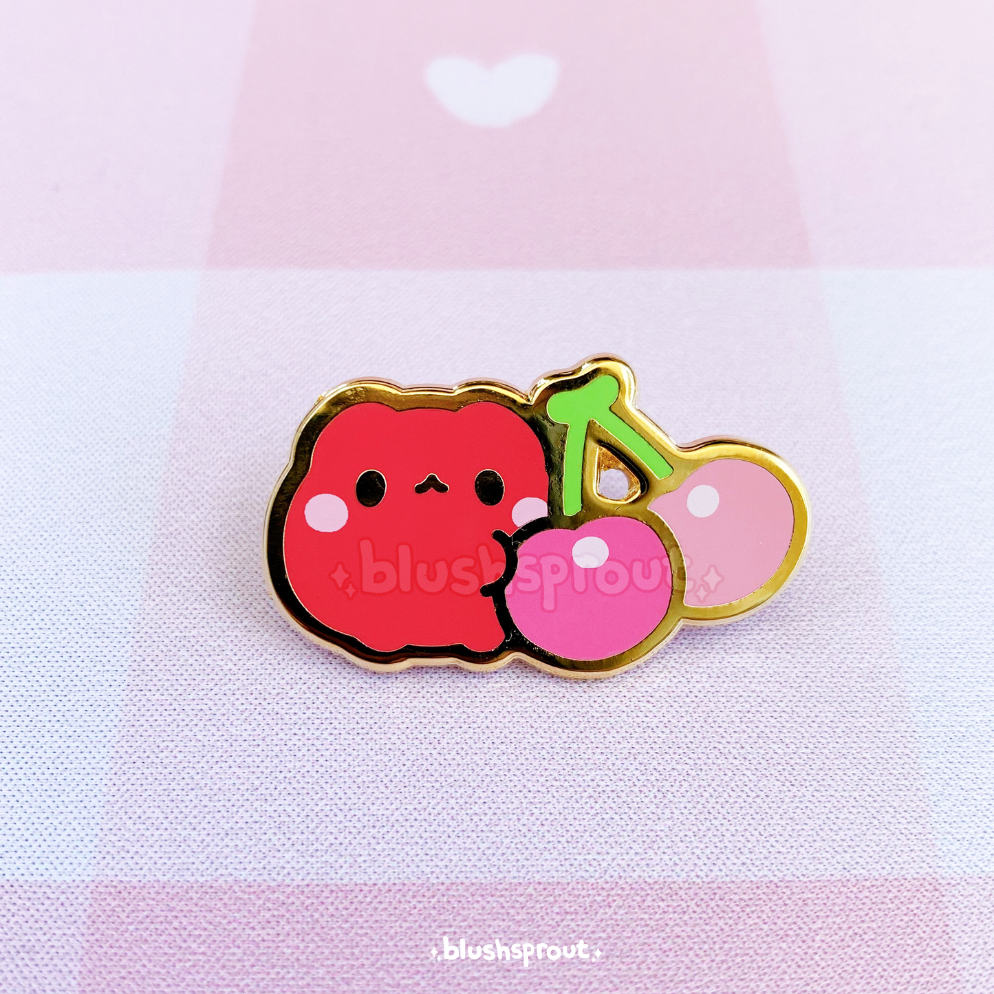 Fruit Froggies ♥ Cherry Enamel Pin