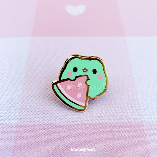 Fruit Froggies ♥ Watermelon Enamel Pin