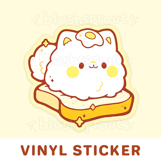 Pomereggian Toast Vinyl Sticker