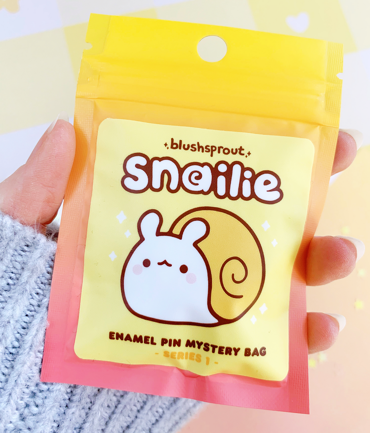 Snailie: Series 1 Enamel Pin Mystery Bags