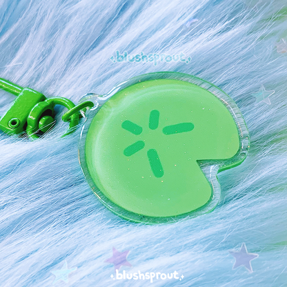 Lily Pad 1.5" Acrylic Keychain Charm