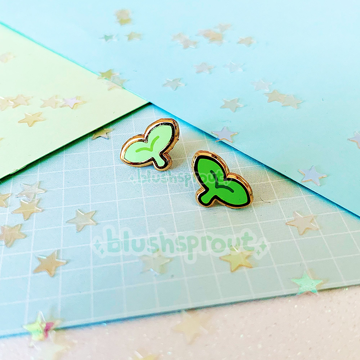 Pond Pals: Sprout Mini Enamel Pins (Set of 2)