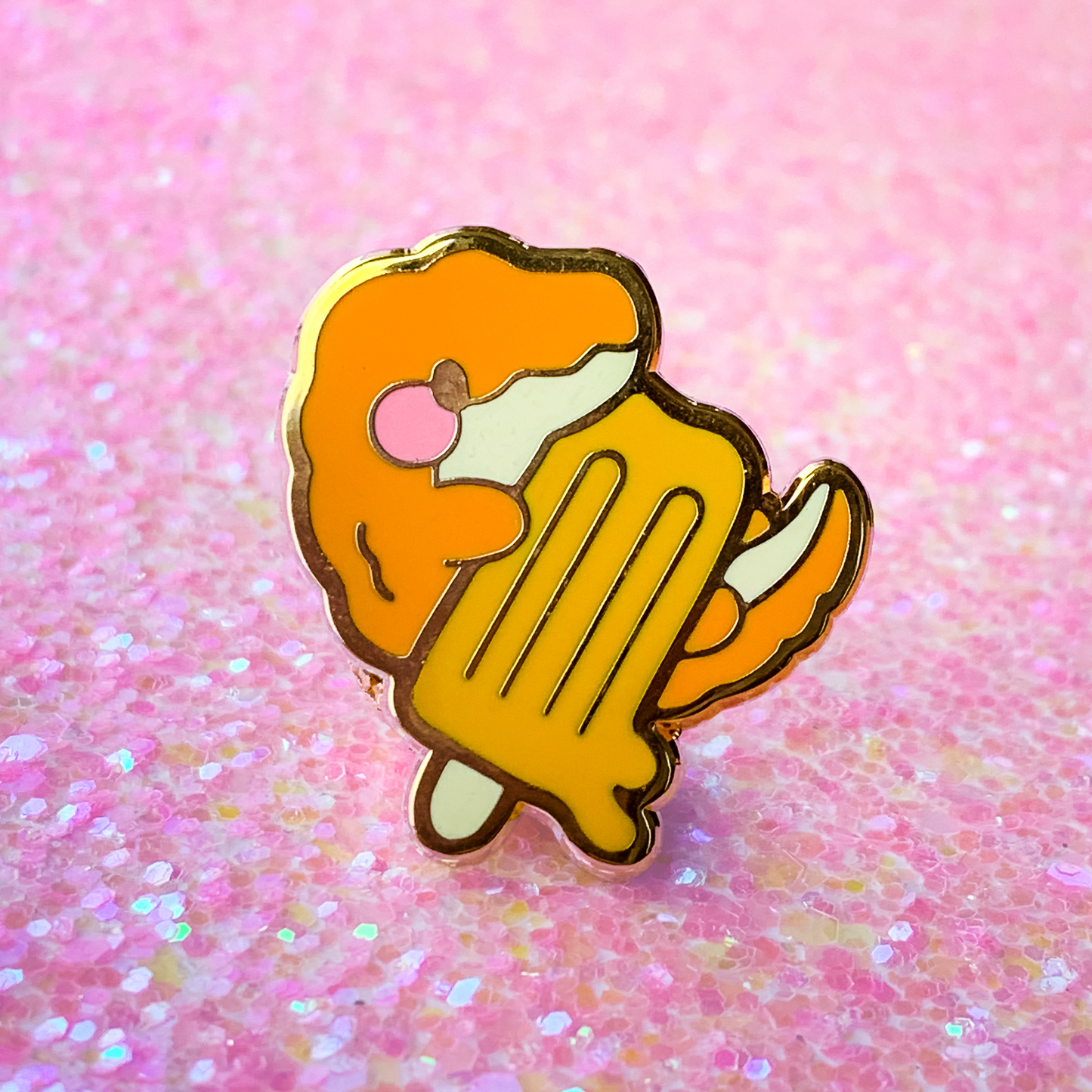 Crocsicle Enamel Pin