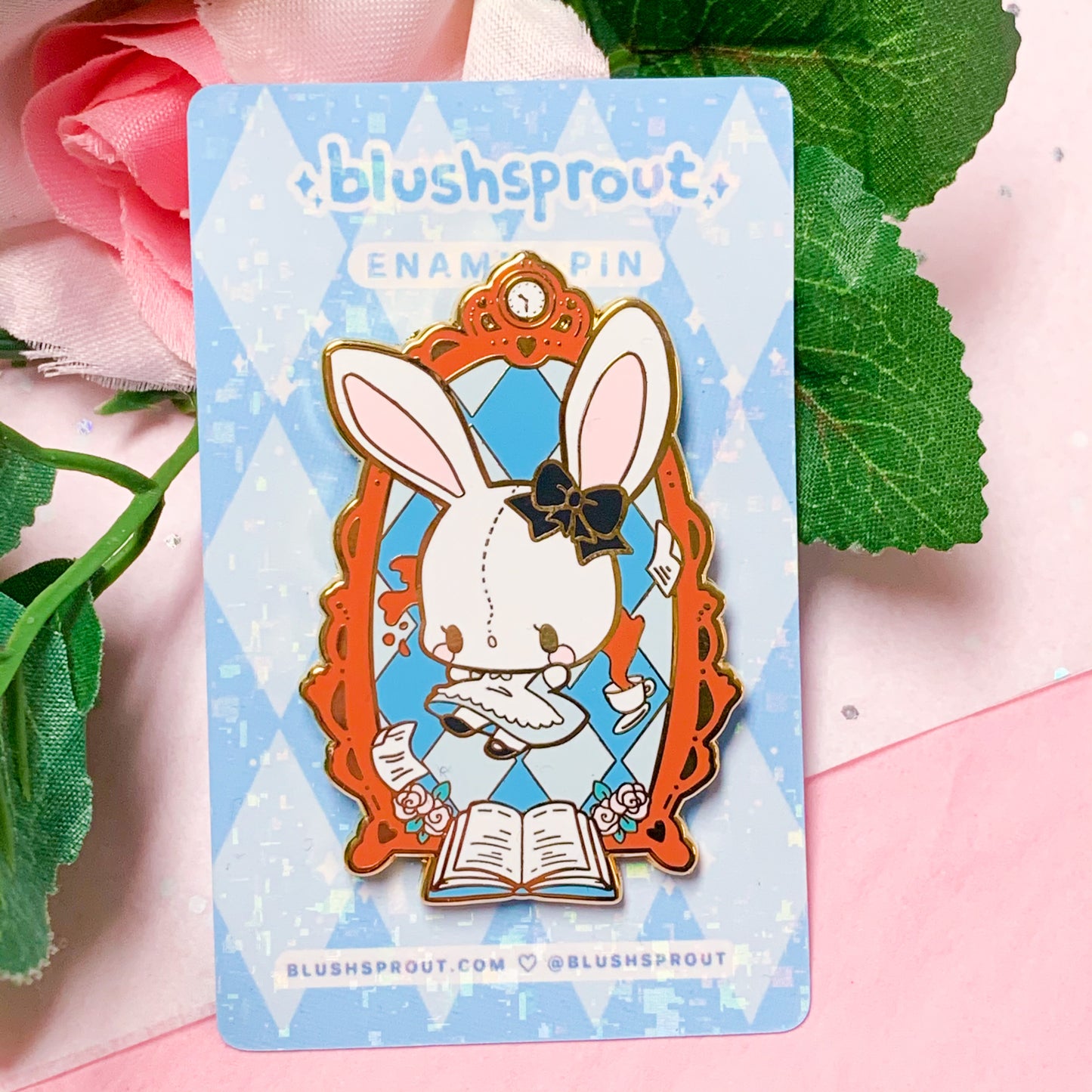 Wonderland ♡ Alice Bunny Enamel Pin