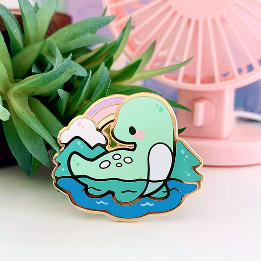 Loch Ness Monster Nessie (Rainbow Version) Enamel Pin